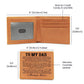 Graphic Leather Wallet - Dad - Thank You - The Shoppers Outlet