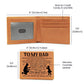 Graphic Leather Wallet - Dad - There's No One Else On Earth Like You - The Shoppers Outlet