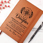 Graphic Leather Journal - Wherever Your Journey In Life May Take You - Love Mom - The Shoppers Outlet
