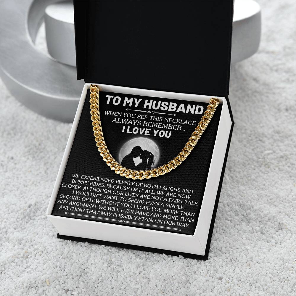 Husband - When You See This Necklace - Cuban Link Chain Necklaces - The Shoppers Outlet