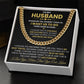 Husband - Gift For Husband - Wherever The Journey Takes Us - Cuban Link Chain Necklaces - The Shoppers Outlet