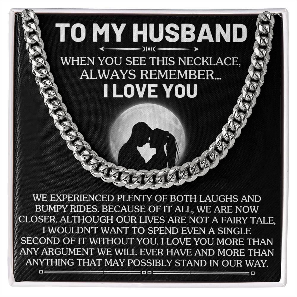 Husband - When You See This Necklace - Cuban Link Chain Necklaces - The Shoppers Outlet