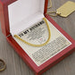 Husband - Gift For Husband - Your Strength And Unwavering Dedication - Cuban Link Chain Necklaces - The Shoppers Outlet