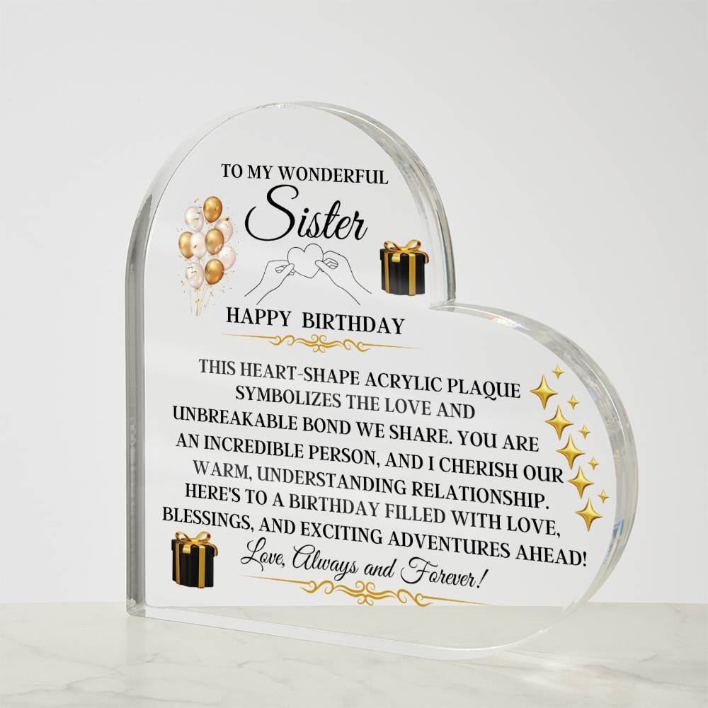 Happy Birthday Sister Cookie Jar 300 gms (Eggless) - Ovenfresh