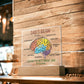 Dad - Dad's Brain - Square Acrylic Plaque - The Shoppers Outlet
