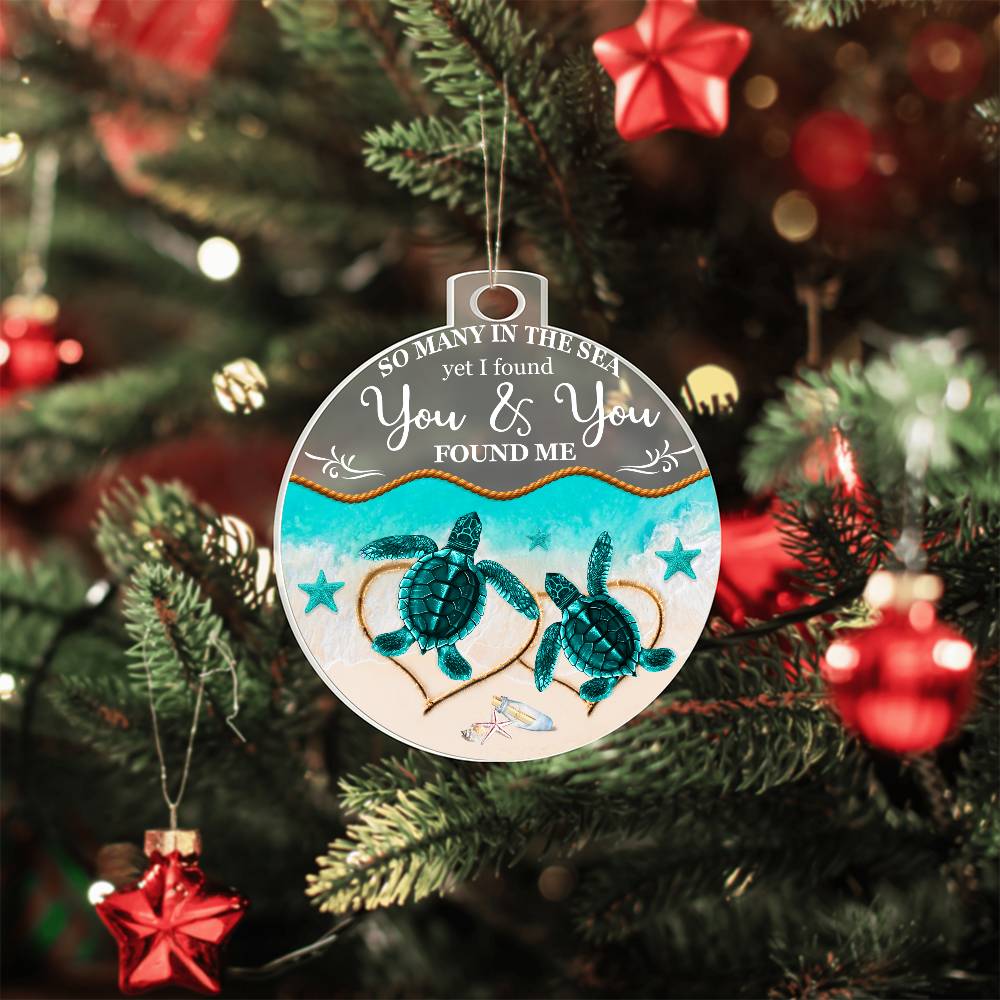 Emotional - Holiday Ornament - So Many In The Sea - Personalized Acrylic Ornament - The Shoppers Outlet