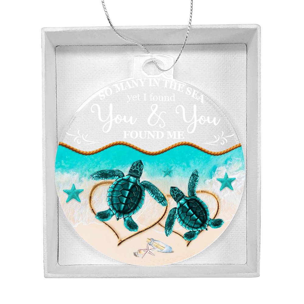 Emotional - Holiday Ornament - So Many In The Sea - Personalized Acrylic Ornament - The Shoppers Outlet