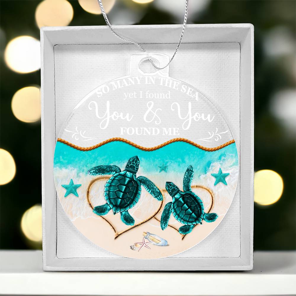 Emotional - Holiday Ornament - So Many In The Sea - Personalized Acrylic Ornament - The Shoppers Outlet