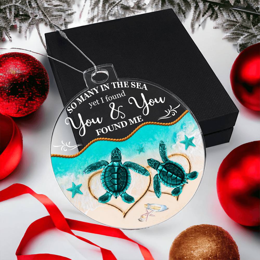 Emotional - Holiday Ornament - So Many In The Sea - Personalized Acrylic Ornament - The Shoppers Outlet