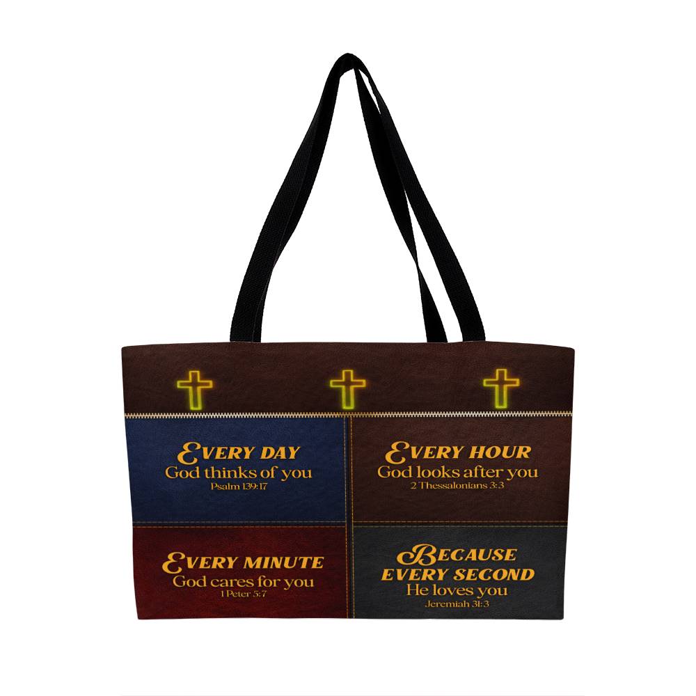 Faith - Our Every Because Bible Verses- Weekender Tote Bags - The Shoppers Outlet