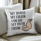 Dad's Rule - Classic Pillow Cover with Insert - The Shoppers Outlet