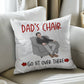 Dad's Chair - Classic Pillow Cover with Insert - The Shoppers Outlet