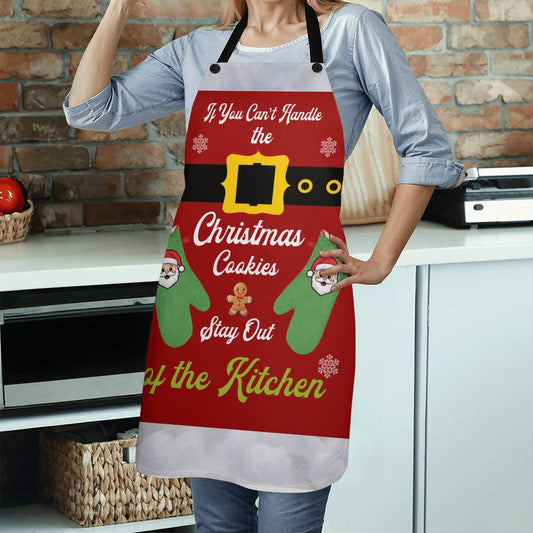 If You Can't Handle The Christmas Cookies Stay Out Of The Kitchen - Premium Apron - The Shoppers Outlet