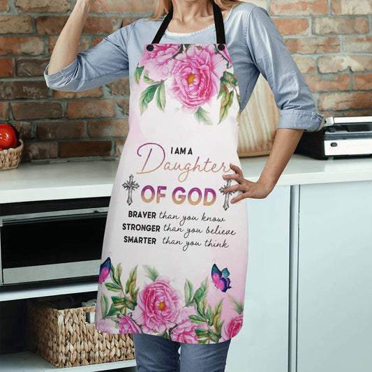 I AM A DAUGHTER OF GOD - PREMIUM APRON - The Shoppers Outlet