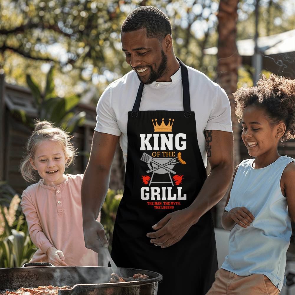 KING OF THE GRILL - PREMIUM APRON - The Shoppers Outlet