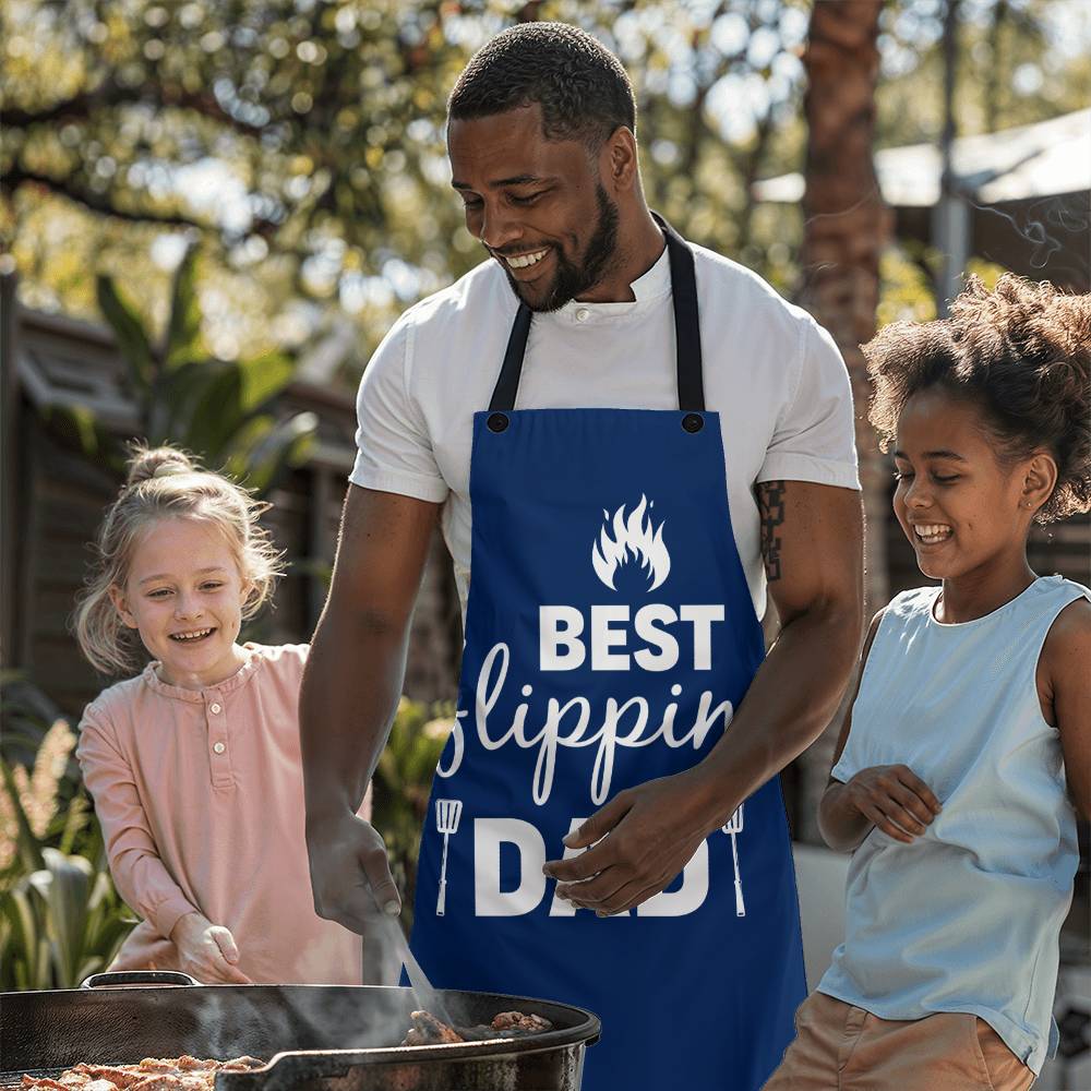 Best Flippin Dad - Premium Apron - The Shoppers Outlet