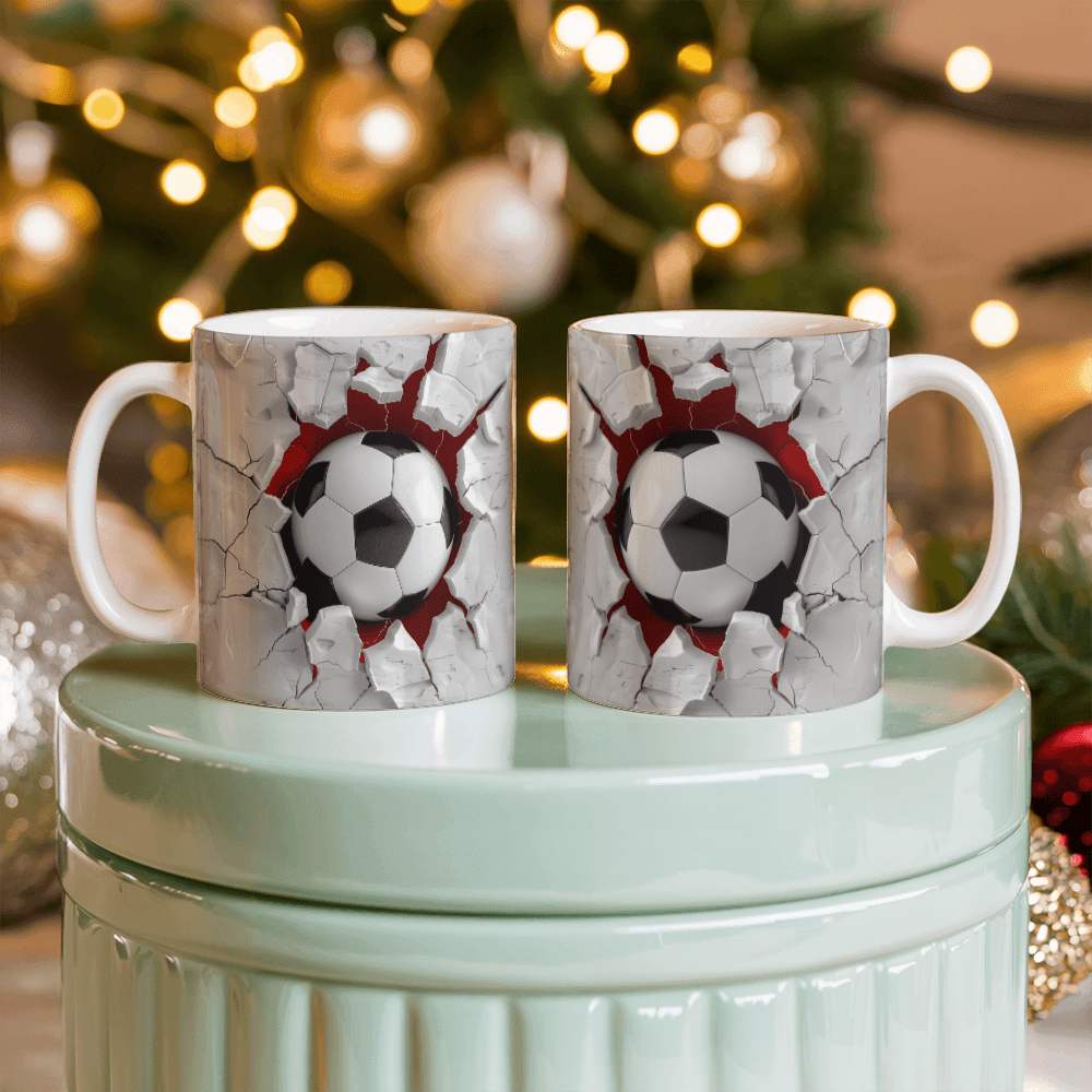 Soccer Ball Design - Ceramic Mug - The Shoppers Outlet