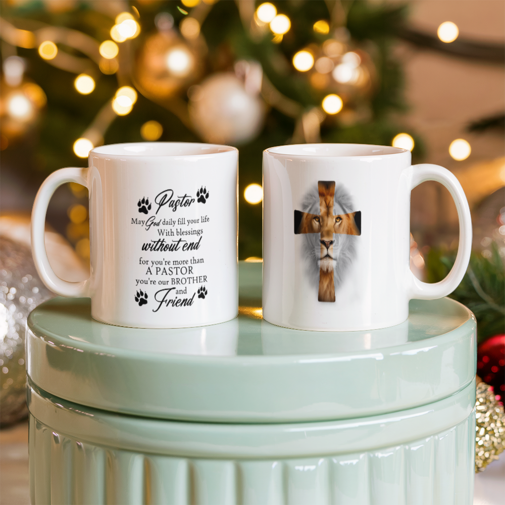 Inspirational - Pastor - May God Daily Fill Your Life With Blessings - Ceramic Mug - The Shoppers Outlet