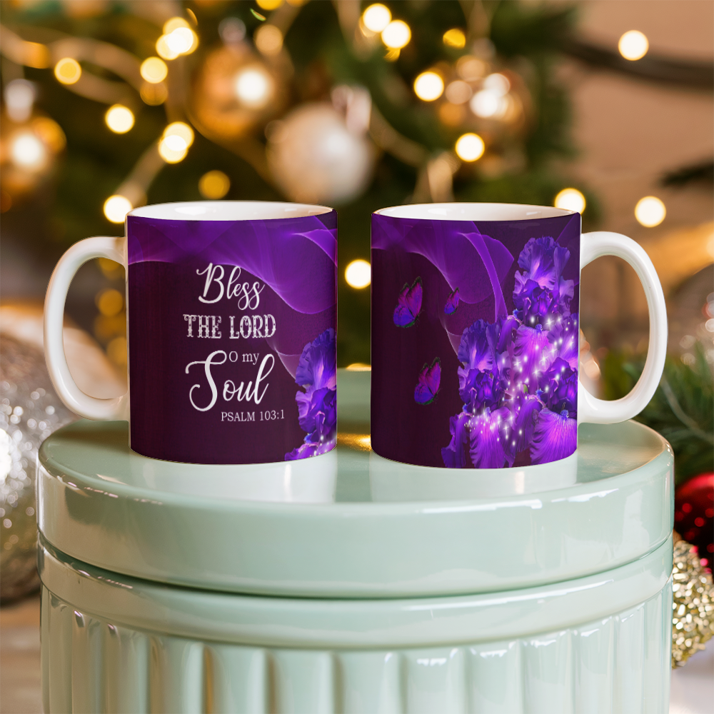 Faith - Bless The Lord O My Soul - Psalm 103:1 - Ceramic Mug - The Shoppers Outlet