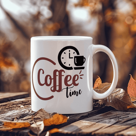 Classic Coffee Time Mug - Ceramic Mug - The Shoppers Outlet