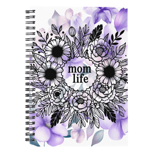 Mom - Mom Life - Spiral Notebook - The Shoppers Outlet