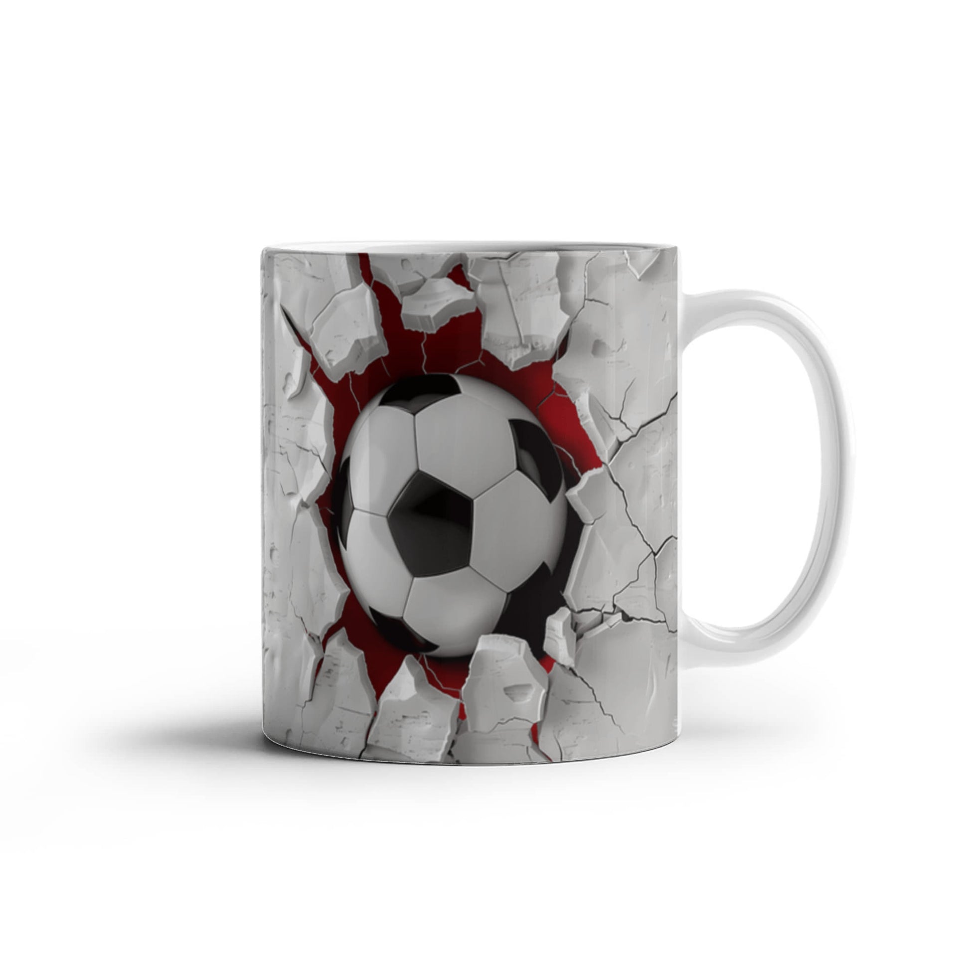 Soccer Ball Design Coffee Mug - Ceramic Mug - The Shoppers Outlet