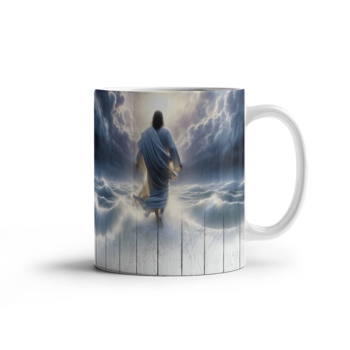 Faith - I Will Walk By Faith Even When I Cannot See - Ceramic Mug - The Shoppers Outlet