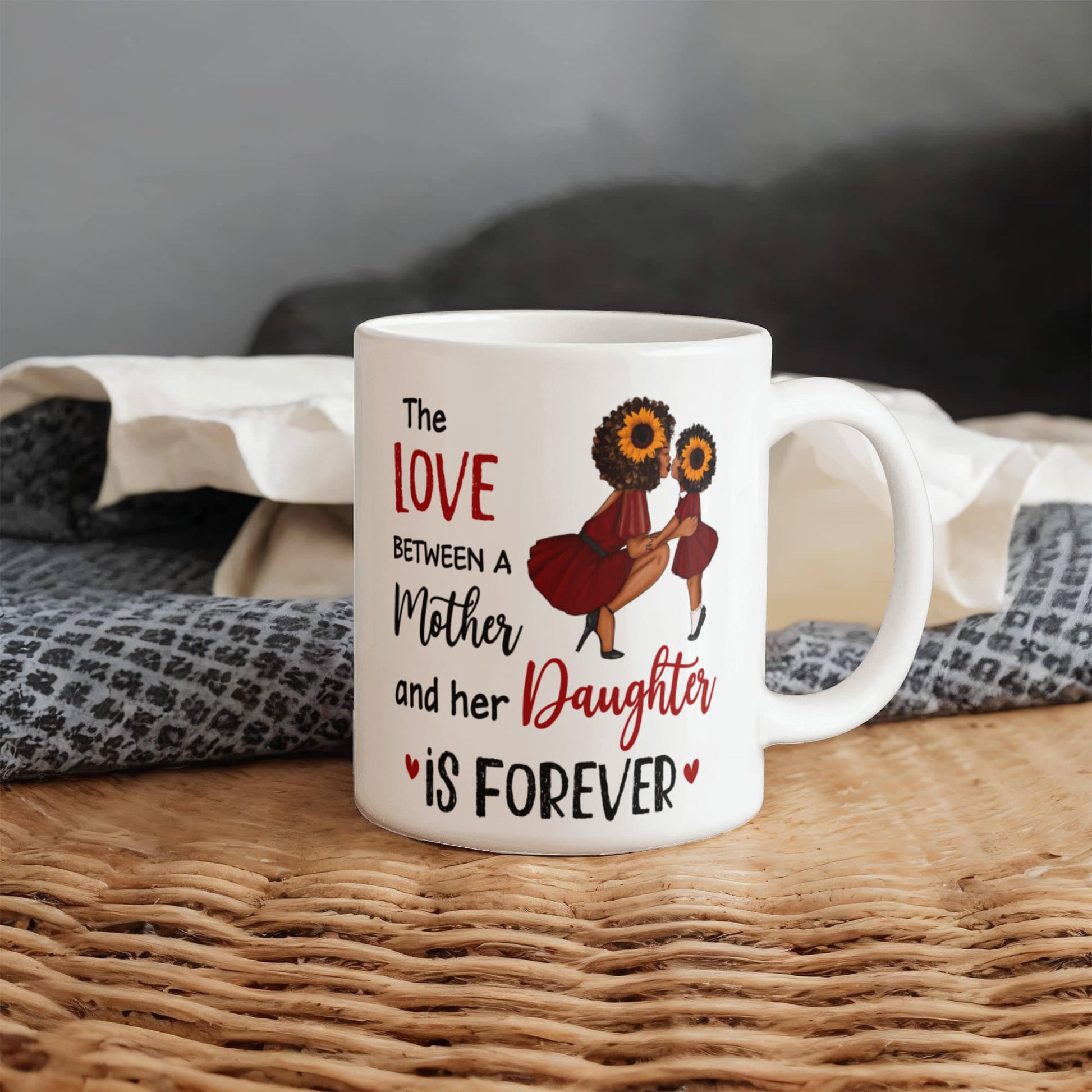 Emotional - The Love Between A Mother Her Daughter Is Forever - Ceramic Mug - The Shoppers Outlet