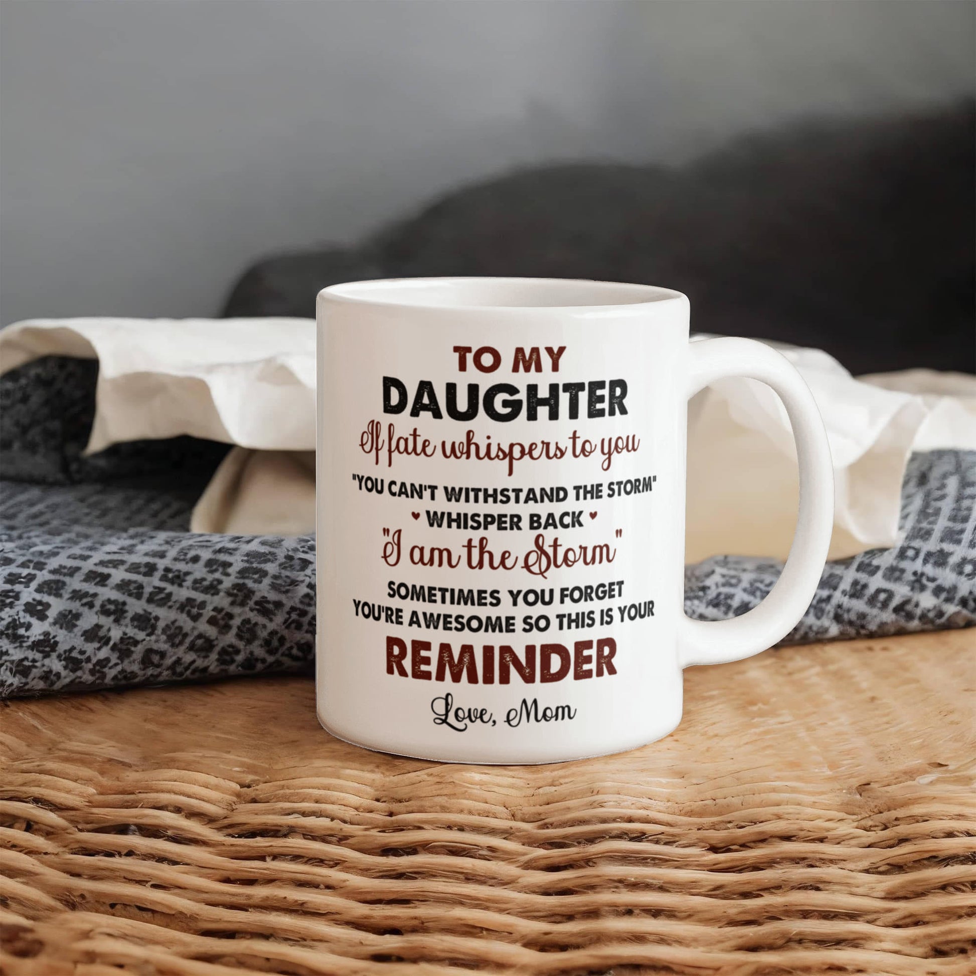 Emotional - To My Daughter - You're Awesome Reminder - Ceramic Mug - The Shoppers Outlet