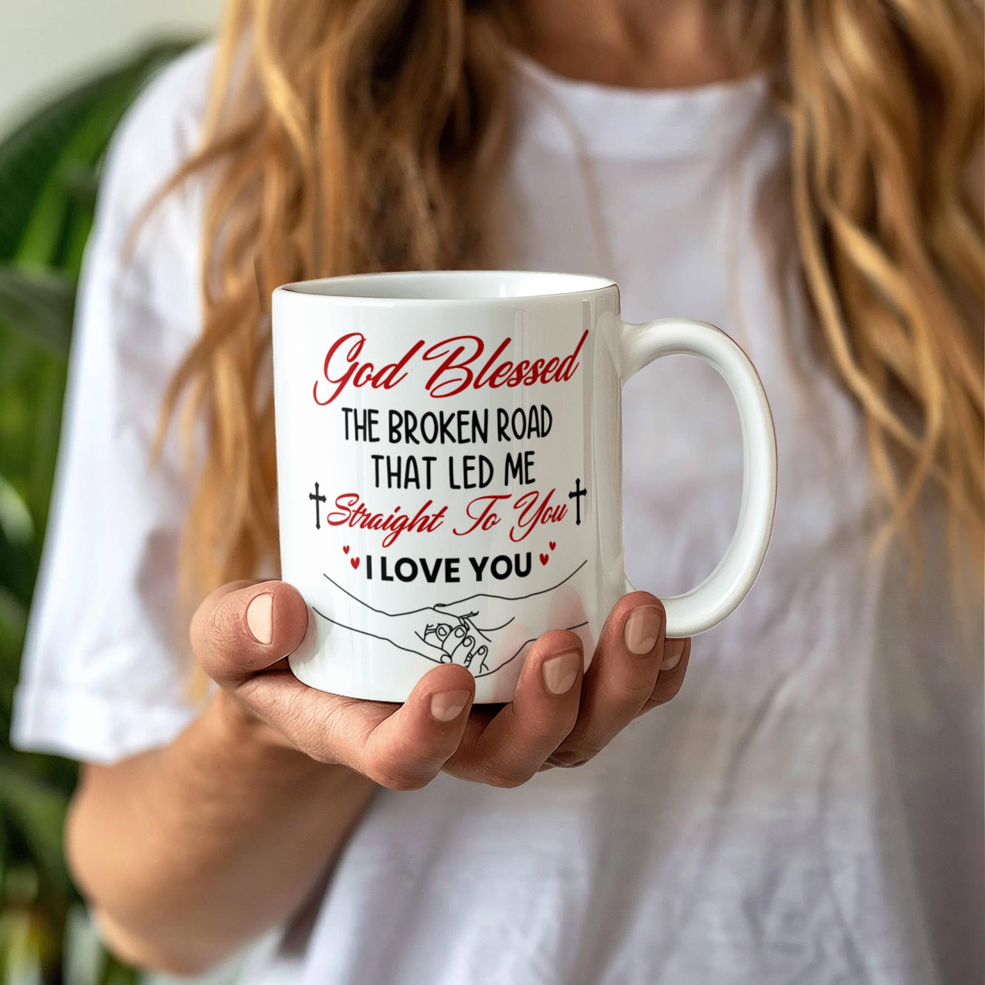 Emotional - God Blessed The Broken Road - Ceramic Mug - The Shoppers Outlet