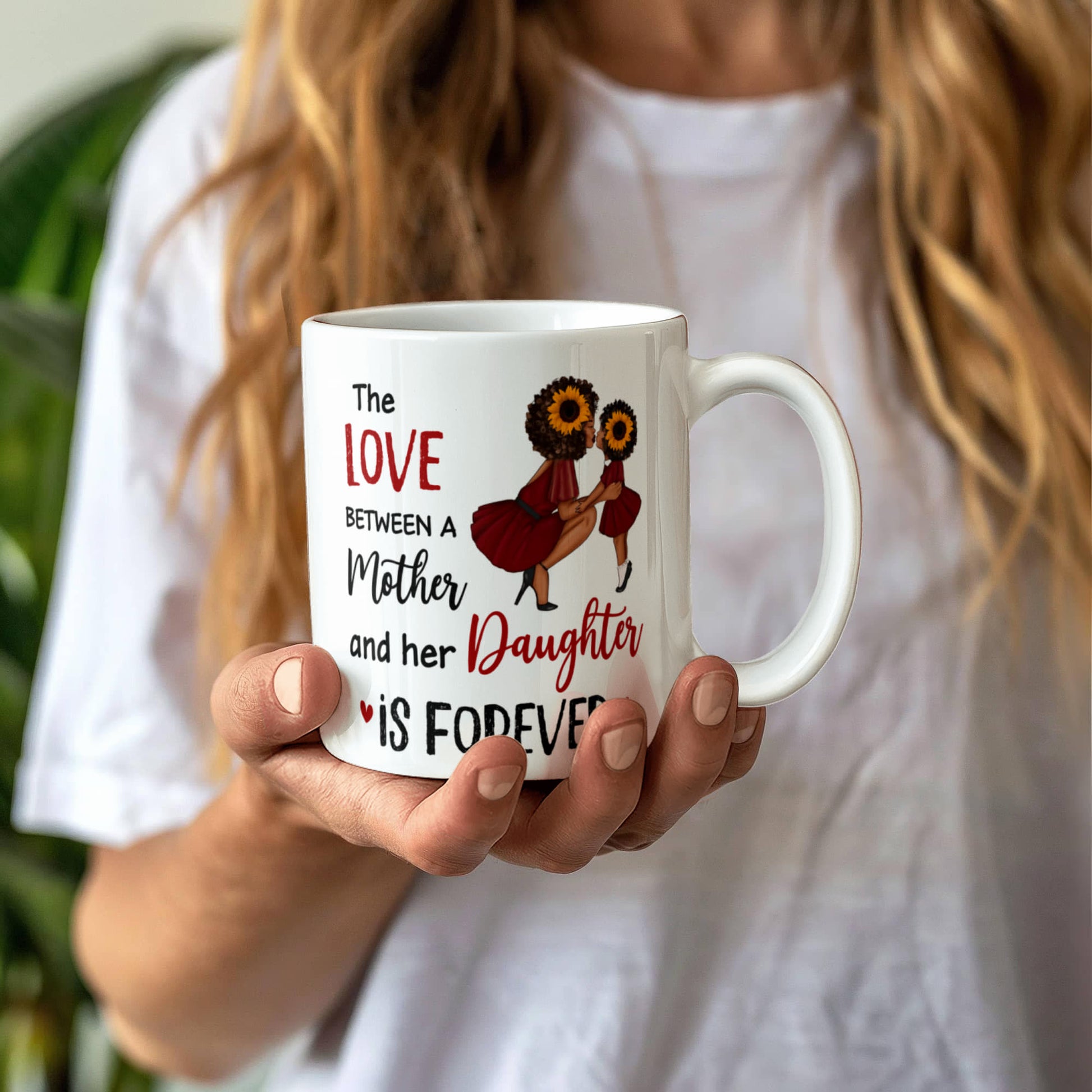 Emotional - The Love Between A Mother Her Daughter Is Forever - Ceramic Mug - The Shoppers Outlet