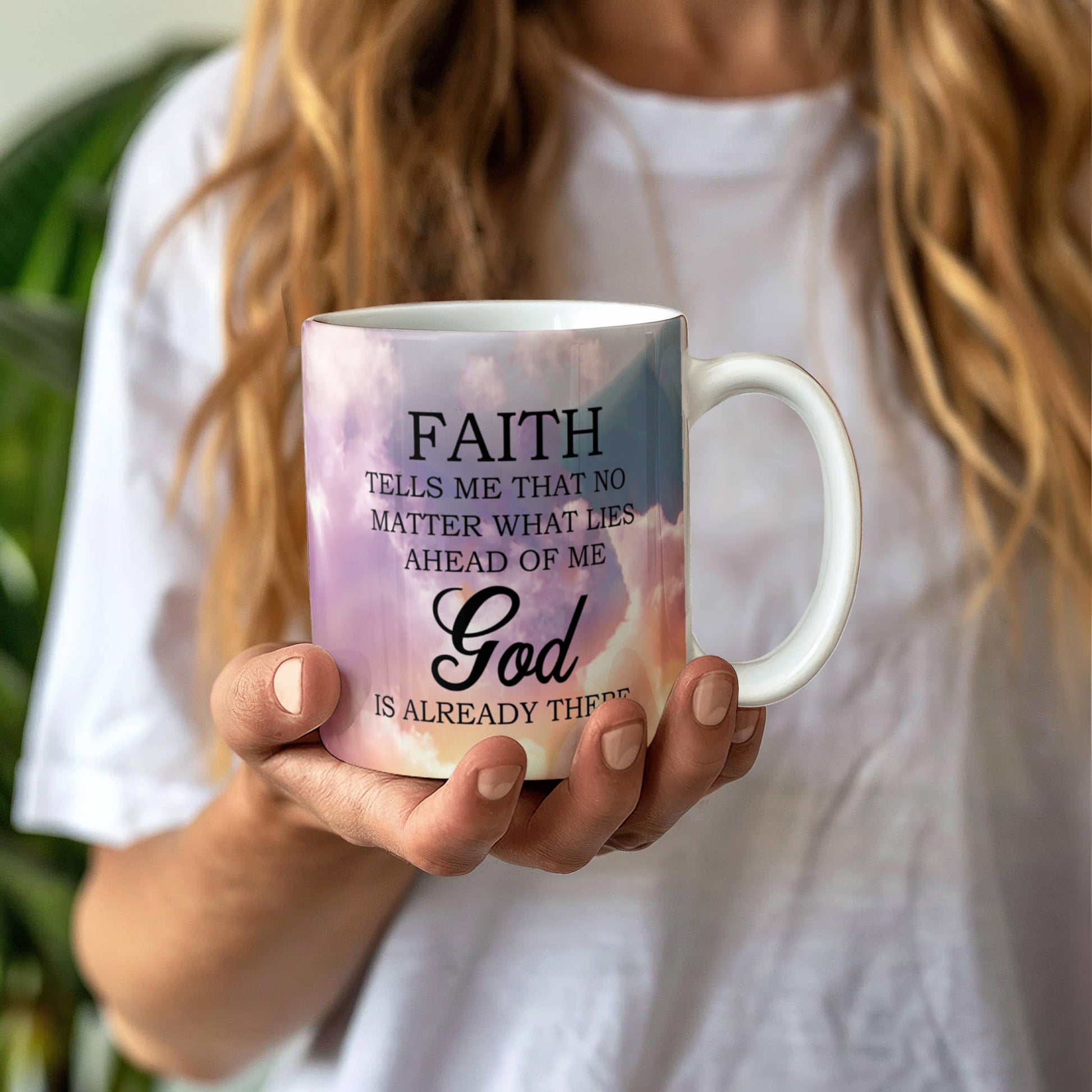 Faith - God Is Already There - Ceramic Mug - The Shoppers Outlet