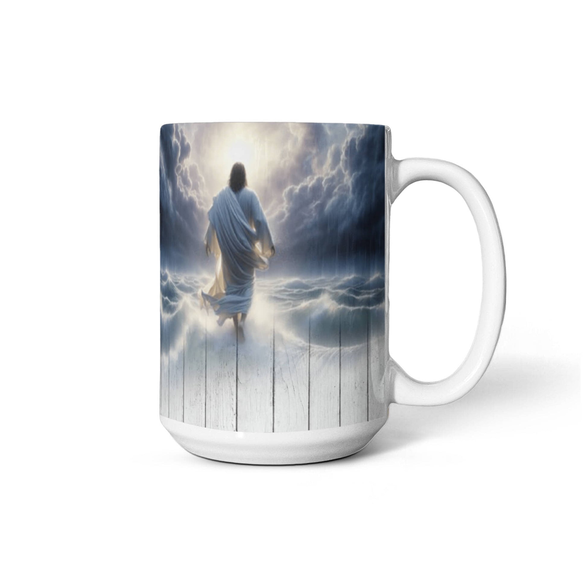 Faith - I Will Walk By Faith Even When I Cannot See - Ceramic Mug - The Shoppers Outlet