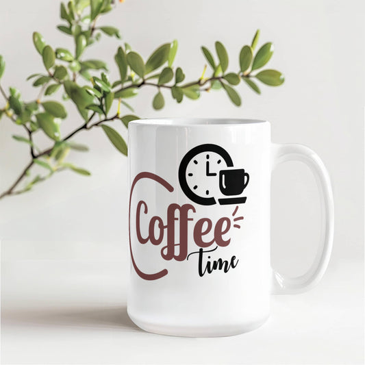 Classic Coffee Time Mug - Ceramic Mug - The Shoppers Outlet