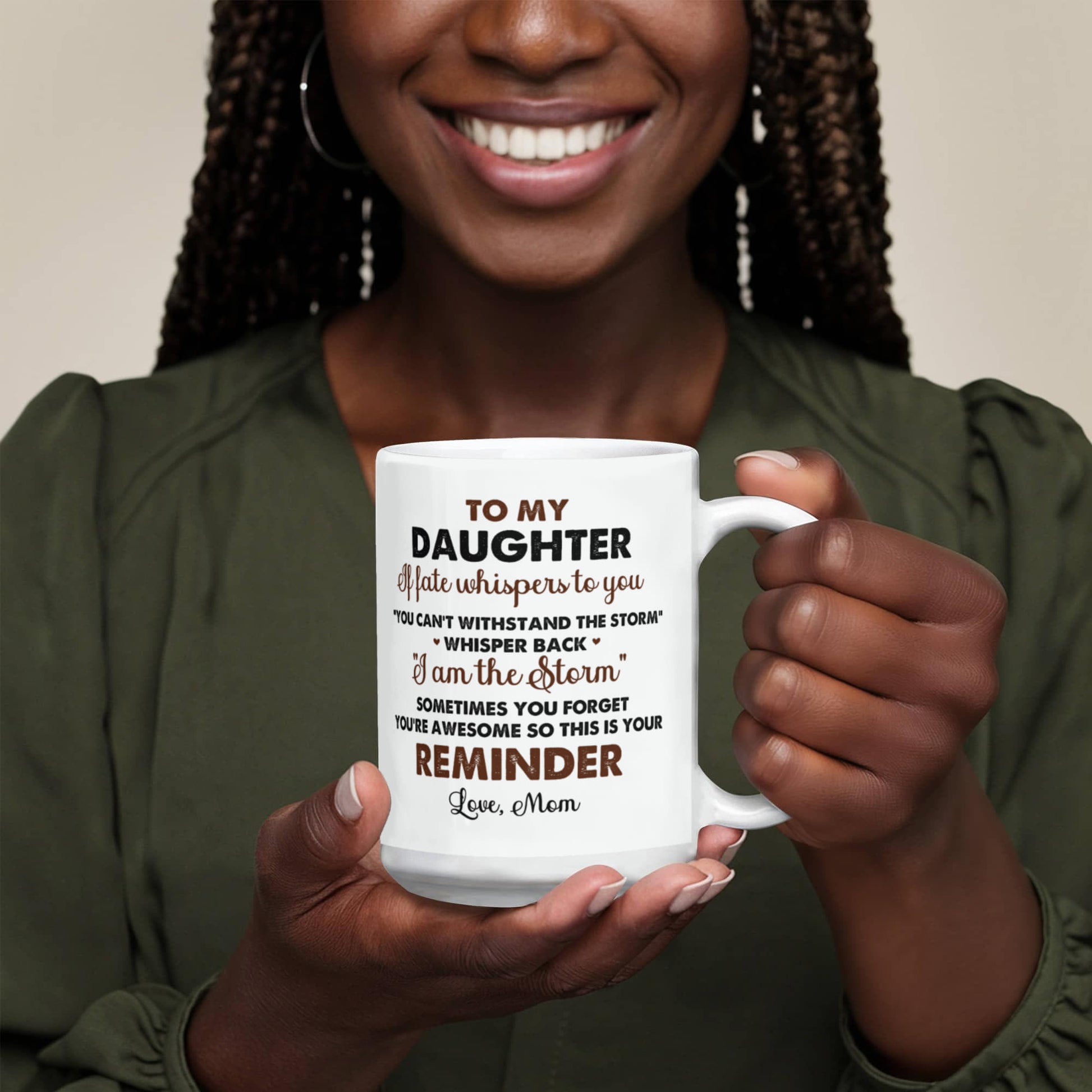 Emotional - To My Daughter - You're Awesome Reminder - Ceramic Mug - The Shoppers Outlet