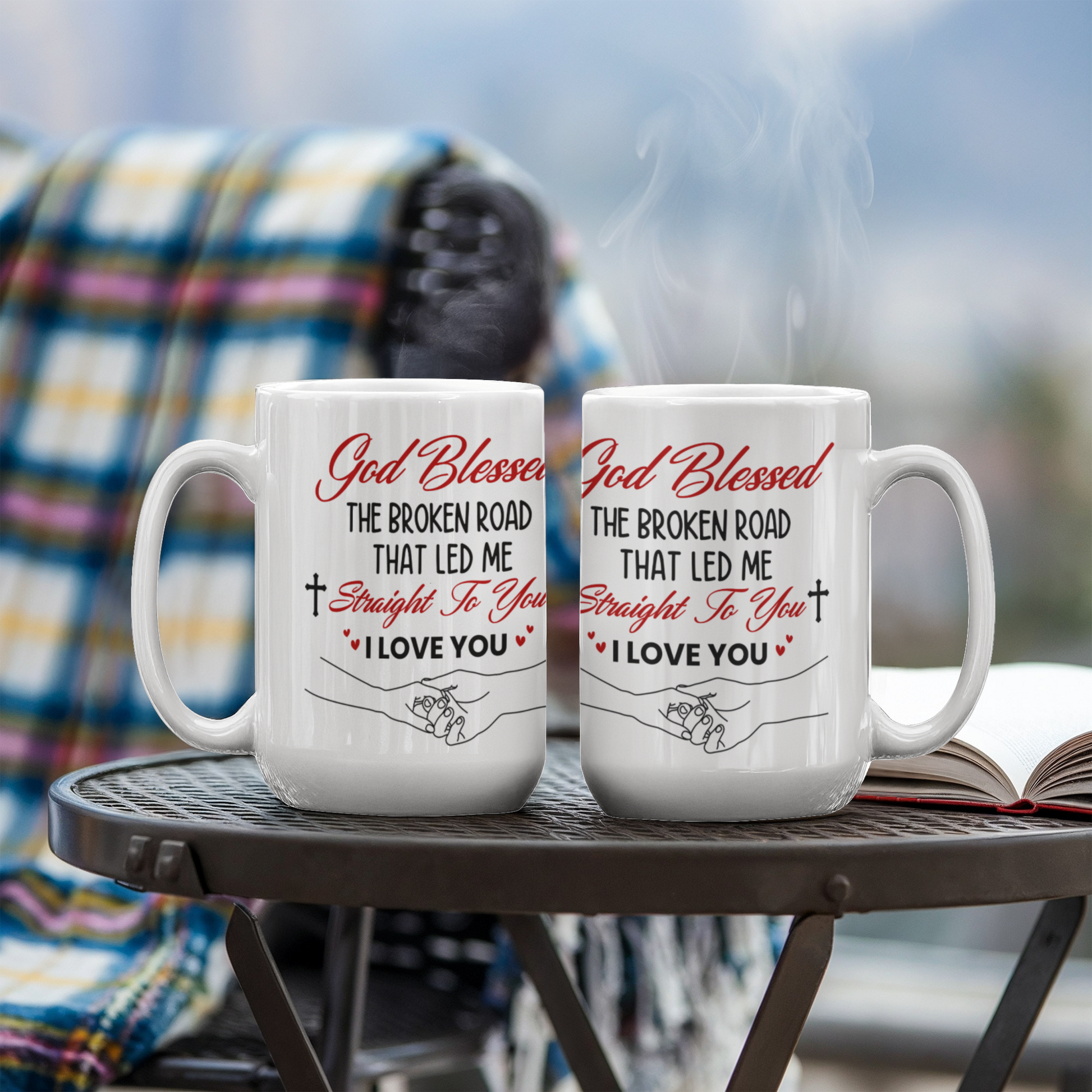 Emotional - God Blessed The Broken Road - Ceramic Mug - The Shoppers Outlet