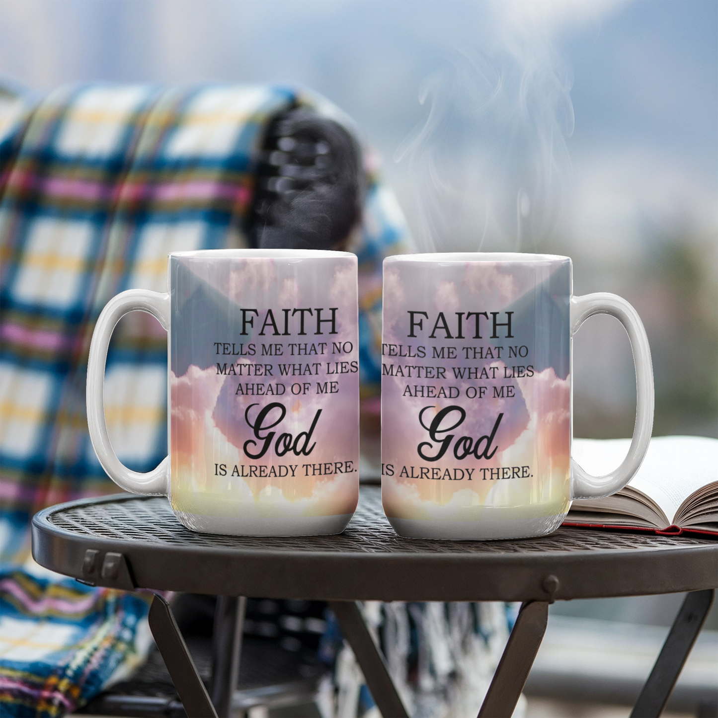 Faith - God Is Already There - Ceramic Mug - The Shoppers Outlet