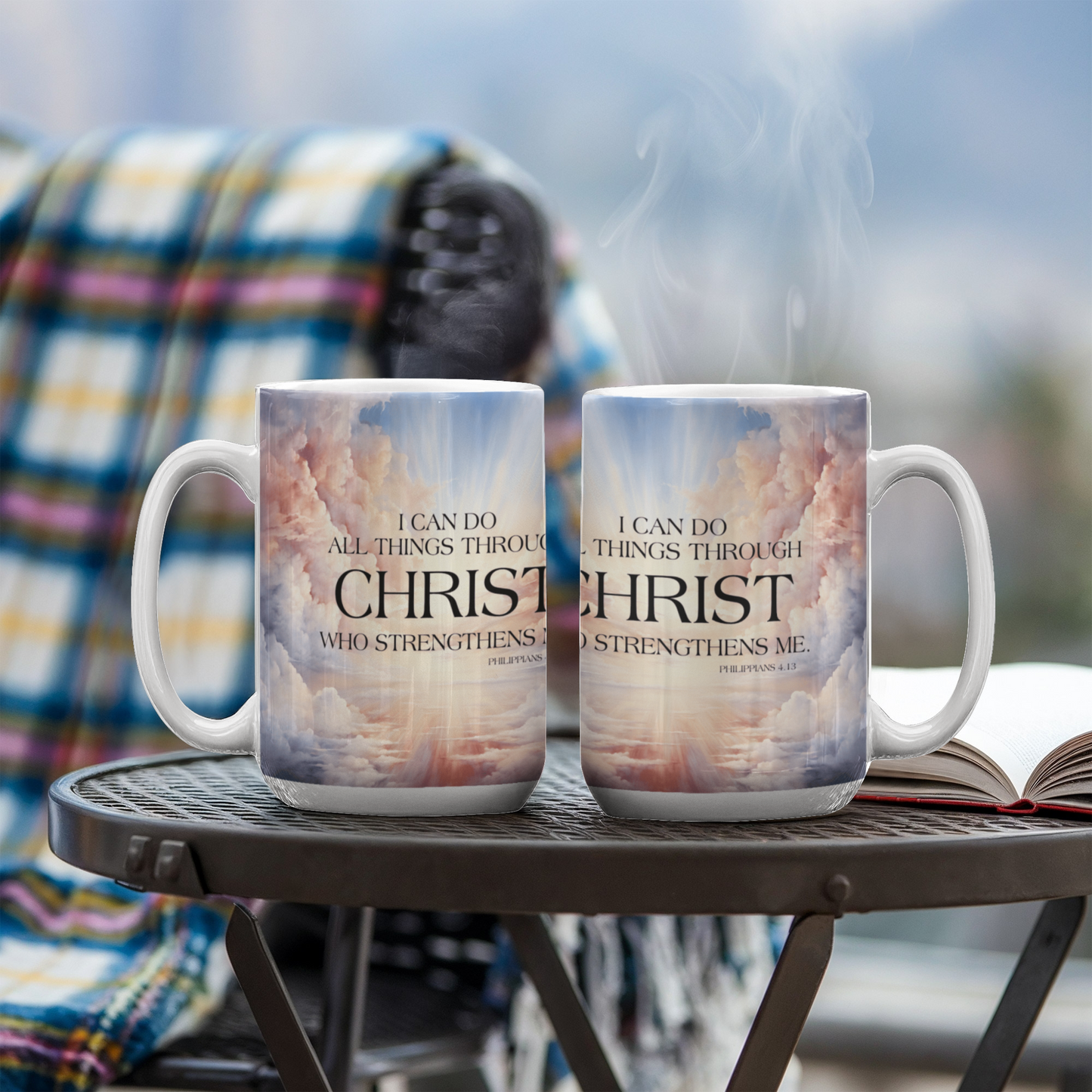 "Faith - I Can Do All Things Through Christ Ceramic Mug - The Shoppers Outlet