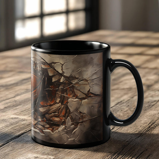 Football Design Coffee Mug - Ceramic Mug - The Shoppers Outlet